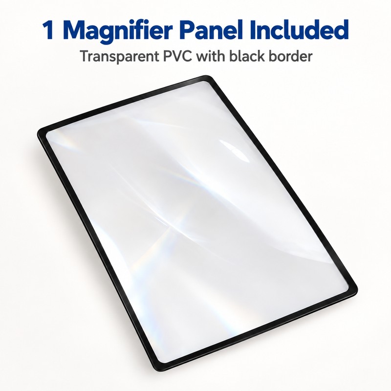 3X Reading Sheet Magnifier – 7 × 4.7 in Thin