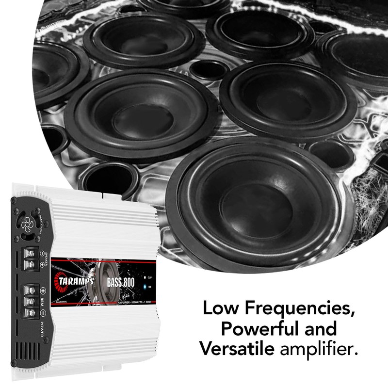 Taramp's Bass 800 1 Ohm Monoblock Amplifier 800 Watts Rms