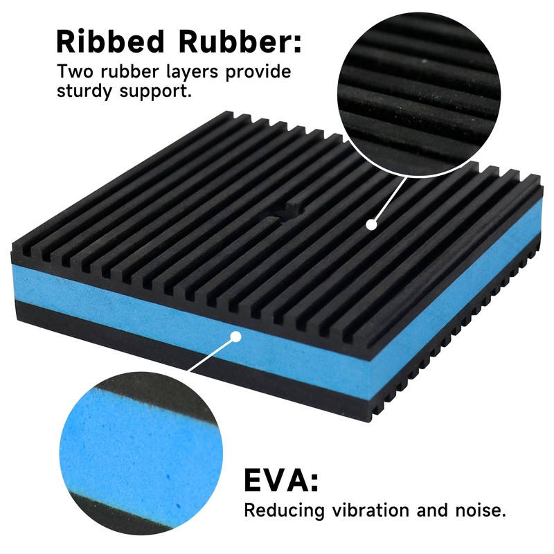 BJADE'S Anti Vibration Isolation Pads 4 Pack,Mechanical Vibration Damping Pad,Air