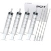 Injector, 0.2 fl oz (5 ml), Syringe + Needle, Set