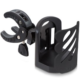 Vive Wheelchair Cup Holder (XL) - Universal, Adjustable, Clip On Accessory for Rolling Walker, Rollator, Electric Mobility Scooter, Stroller, Bike & Chair - Water Bottle Attachment for Seniors & Adult