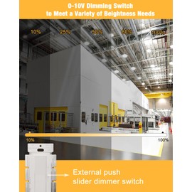 JC-LGL 0-10V LED Dimmer Switch, Low Voltage Dimmer Switch for Dimmable LED Lights, UL Listed
