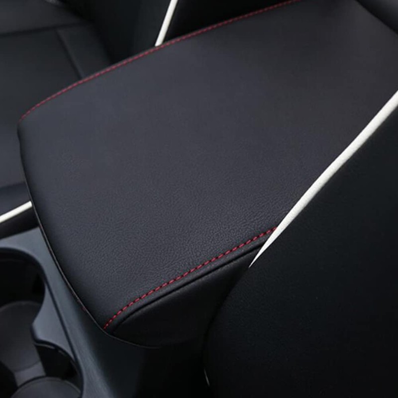 Baceyong Console Cover, Console Cover with Black/Red Stitched Hem Centre