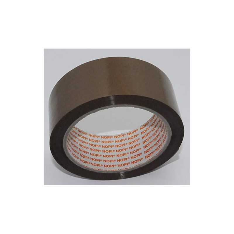 Nopi Universal Rolls of Brown/Buff Packing Tape, 66 m x