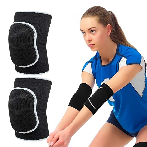 1 Pair Elbow Pads with Thick Sponge Padding Breathable Elbow
