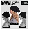 Slouchy Cable Knit Beanie by Tough Headwear - Chunky, Oversized