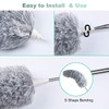 OFFCUP Feather Duster, Extendable Microfiber Duster with 96" Stainless Steel