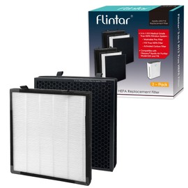 Flintar True HEPA Replacement Filter, Compatible with Okaysou(Oksou) Apollo 630/718 Air Purifier, H13 Grade True HEPA + Activated Carbon Filter, 2-Pack