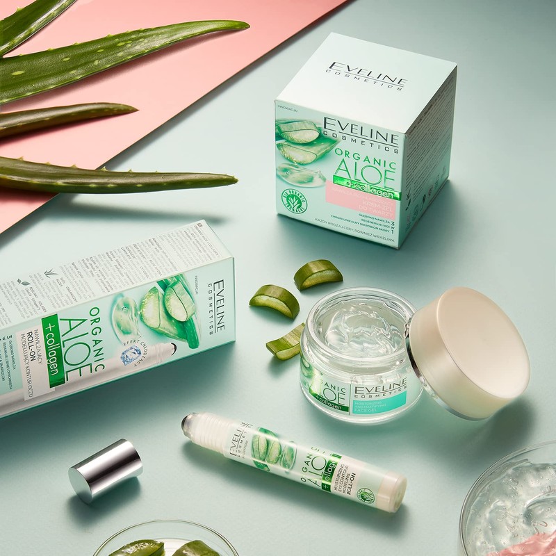 Eveline Cosmetics Organic Aloe + Collagen Moisturising and Mattifying Face
