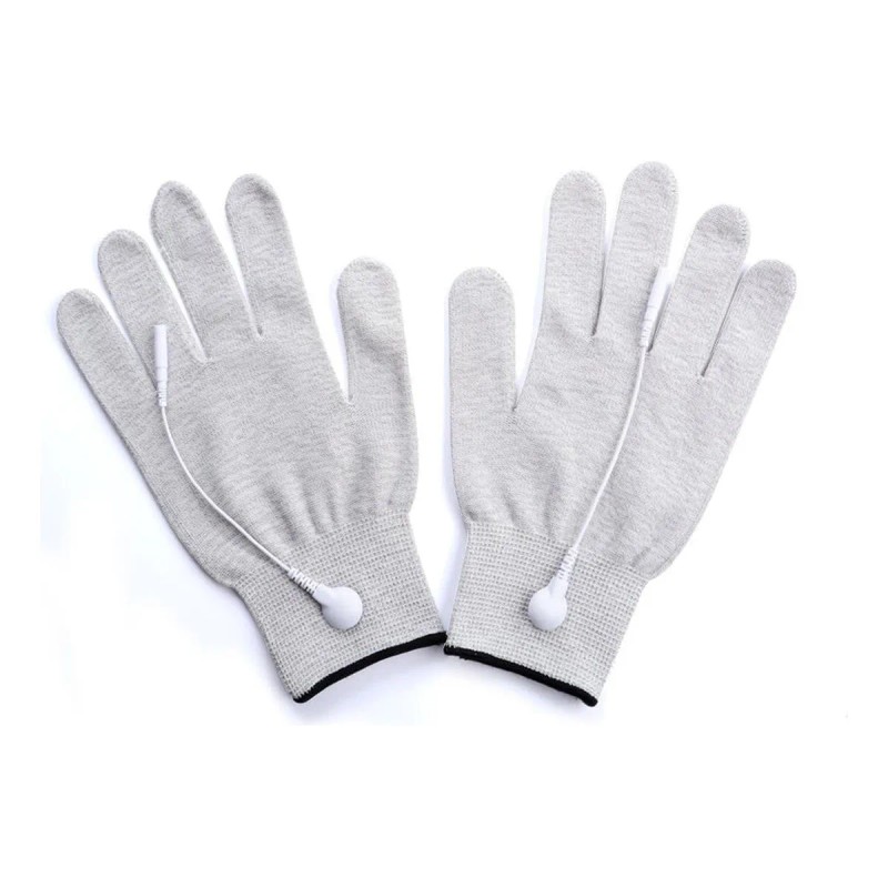 Guantes De Electrodo Tens Ems Con Par De Cables 1