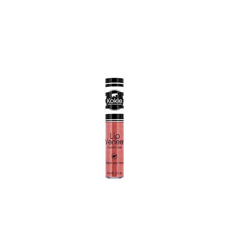 Kokie Cosmetics Lip Veneer Cream Lip Gloss, Pillow Talk, 0.2