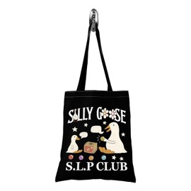 TSOTMO Funny Slp Gift SLP Club Tote Bag for Speech Language Pathology Slp Appreciation Gift for Women (SLP Club tote CA)