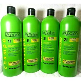 MySalon Professional Argan Repairing Shampoo + Conditioner-St