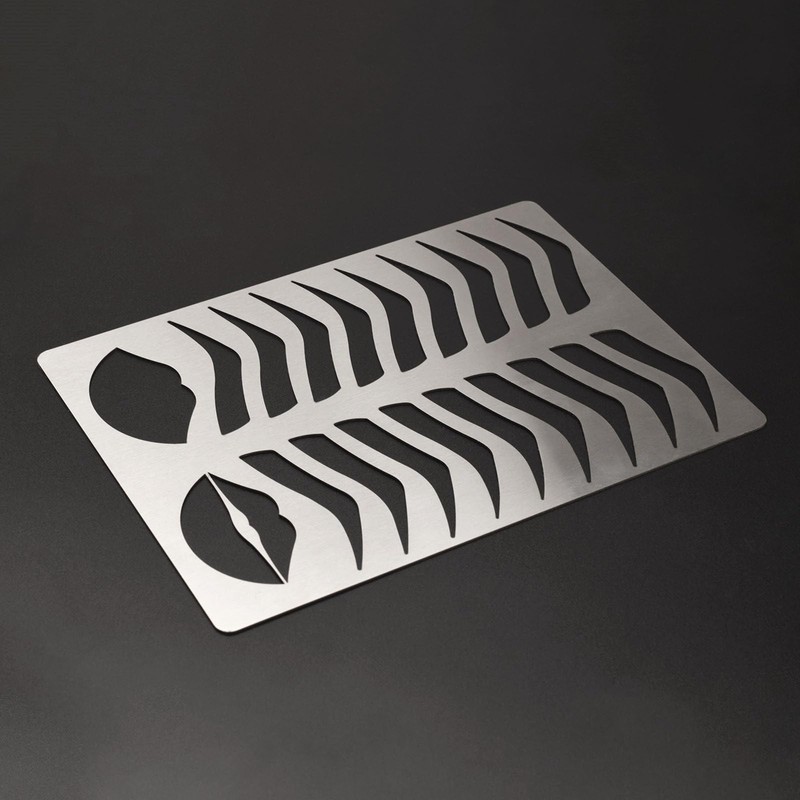 BAMTTOO Microblading Double-sided Eyebrow Tattoo Templates Professional Eyebrow Stencil Shaping