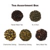 EZRLeaf Tea Assortment Box 22 CT, Presentation Sampler, Gift Box,