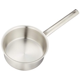 Endoshoji AKTD301 Murano Induction Pan, Single Handle, 6.3 inches (16 cm) (No Lid), Induction Compatible, 18-8 Stainless Steel