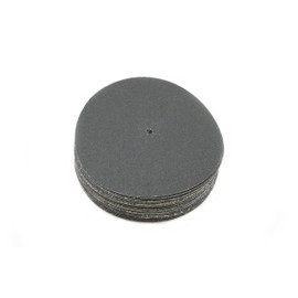 Sungold Abrasives 87406 80 Grit Edger Sanding Discs Heavyweight Paper Black Silicon Carbide (50/Box) 7" x 5/16" Center Hole