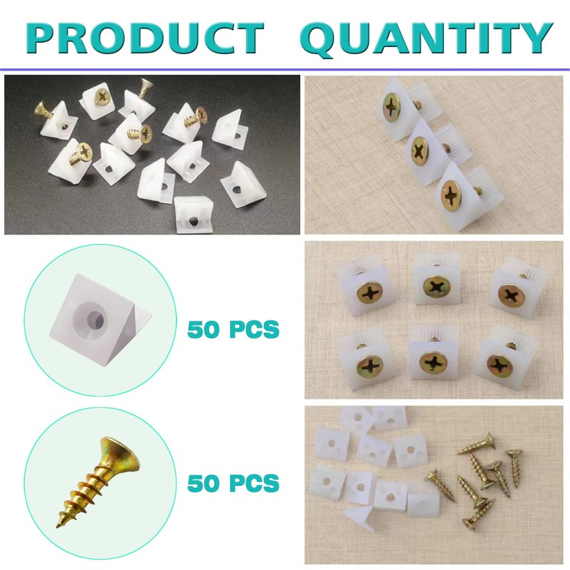 SYJINHUASY 50 Packs Mending Wedges Fixing Sagging Drawer Bottoms Furniture