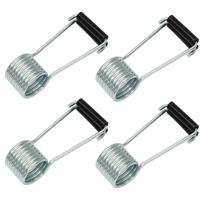 Litoexpe 4 Pack Universal Butterfly Spring Door Closer with Rubber