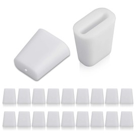 20Pcs Hard Rubber Feet for Sink Grid Sink Protecter Rubber Grid Kitchen Sink Wire Protective Rack Protecter White Rubber Wire Bumpers Sink Protectors for Home Kitchen Sink Rack