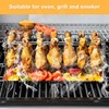 BaokiTook 2 Packs Grill Rack, Chicken Leg and Wing Rack,