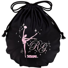 SASAKI AC-60 Rhythmic Gymnastics Hand Tools Ball Cover Black x Light Pink (BLIP)