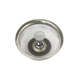 Tredoni 8.5cm Stainless Steel Sink Drain Mesh Filter Strainer Plug Stopper - for ~7.6cm//3" Drain Openings (Plug Mesh Strainer)