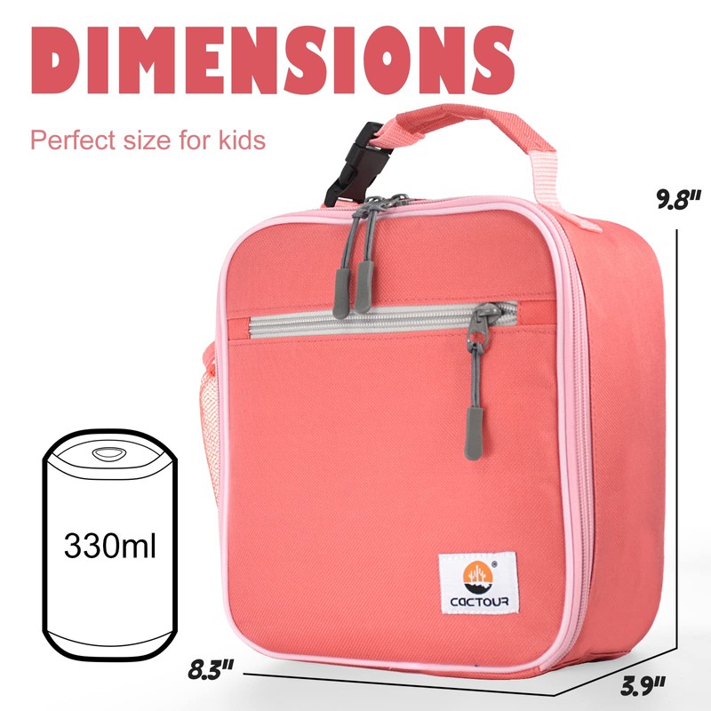 CaCTOUR Lonchera aislada (rosa)