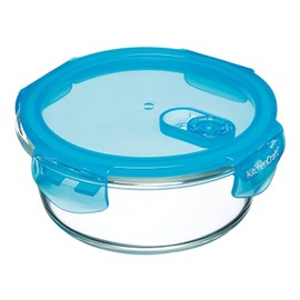 KitchenCraft Pure Seal Airtight Leak Proof Glass Food Storage Container/Oven Dish, 600 ml