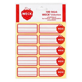WECK selbstklebeetiketten-lot de 100