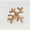Coral Metal Knob Drawer Pull in Gold Bronze Copper Silver
