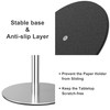 Silver Paper Towel Holder Countertop, Free-Standing Kitchen Roll Holder, Stainless