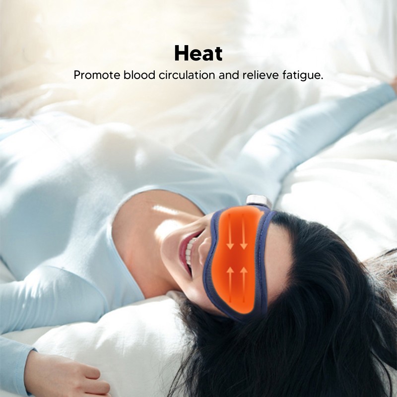 Eye Massager Heat Ice Vibration Shading Relieve Eye Fatigue Intelligent
