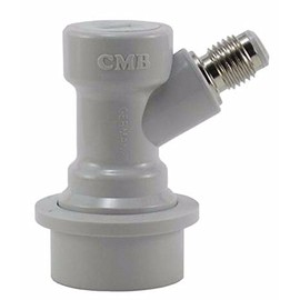 Midwest Homebrewing and Winemaking Supplies Ball Lock Gas Disconnect, Threaded , white - HOZQ8-461
