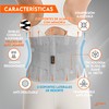 Hyperz - Cinturón de Soporte Lumbar Ajustable, Faja Lumbar para