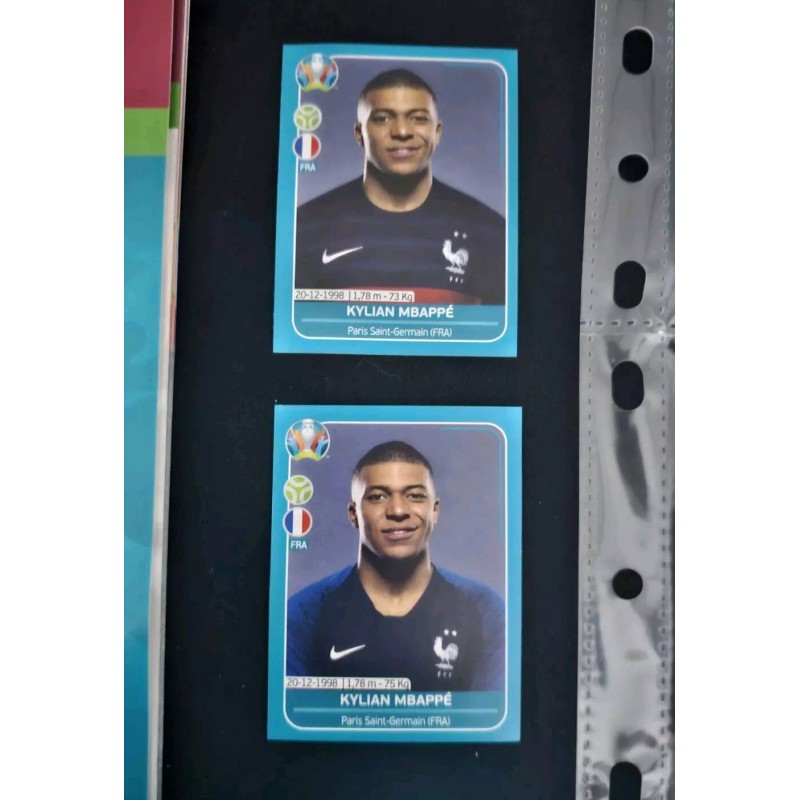 Panini Euro 2020 NO PREVIEW RARE Ed. Complete Set +Album