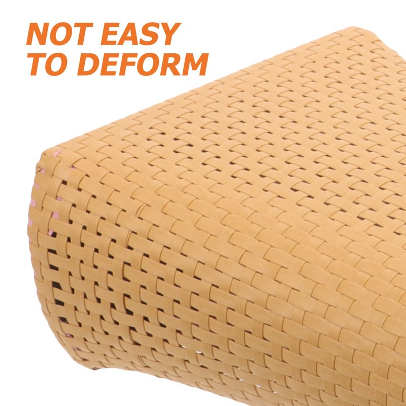 Healvian Sauna Neck Rest, Rattan Neck Pillow Sauna Backrest Plastic