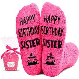 HAPPYPOP Birthday Gifts For Sister Her - Sister Gifts From Siste, Gifts For Her Christmas, Sister Socks