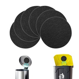 6 Pack Compost Bin Filter,6.7 Inch Compost Filters for Countertop Bin,Charcoal Filters for Kitchen Compost Bin,Filters for Compost Pails,Activated Charcoal Home Bucket Refill Sets,Round(Black)