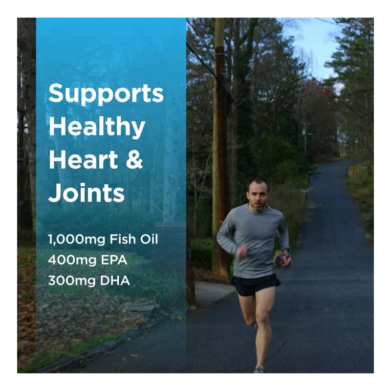 Peregrune Omega 3 Triple Fuerza 1000 Mg Cápsulas Deportivas