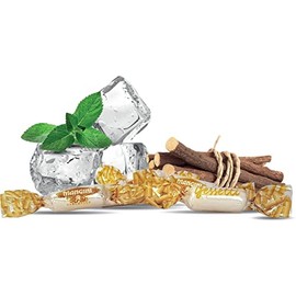 Mangini, Gessetti Filled liquorice with salmiak flavour. (2.200 Lbs)