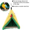 cigemay Parrot Hammock, Reduce Stress Bird Happy Tent, Bird Hammock,