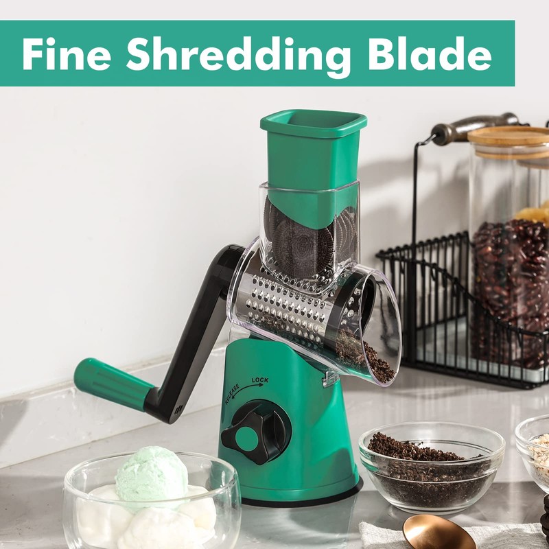 Cheese Grater Rotary, Rotary Grater for Kitchen, Kitchen Grater Vegetable