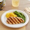 50Pack 9inch Party Plates Disposable Sugarcane Bagasse Plates - Heavy