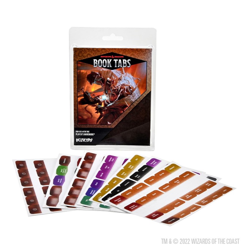 WizKids D&D Book Tabs: Player's Handbook