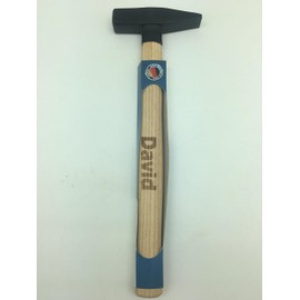 Sheet metal - hammer with laser engraving - name: DAVID