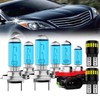 LECCIBUB Headlight Bulbs License Plate Lights Fit For Hyundai Azera