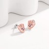 Baseball Gloves Earrings for Boys 925 Sterling Silver Ball Earrings
