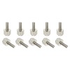 sourcing map 10 Pcs Computer Case Thumb Screws, M3x10 Thread