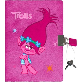 Stylex 51117 Plush Journal with Lock, Trolls Trolls Design